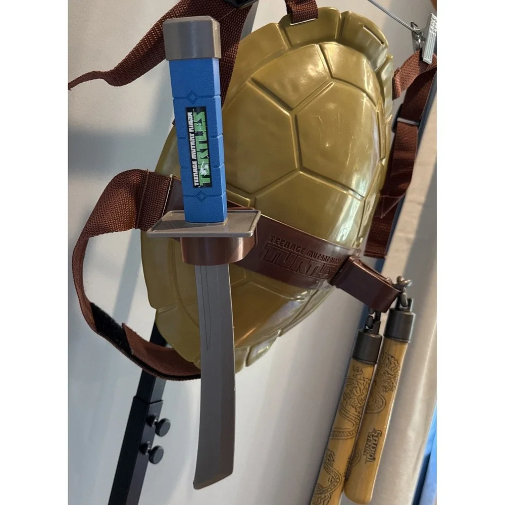 Teenage Mutant Ninja Turtles TMNT Shell Nunchucks Sword Costume Playmates 2013